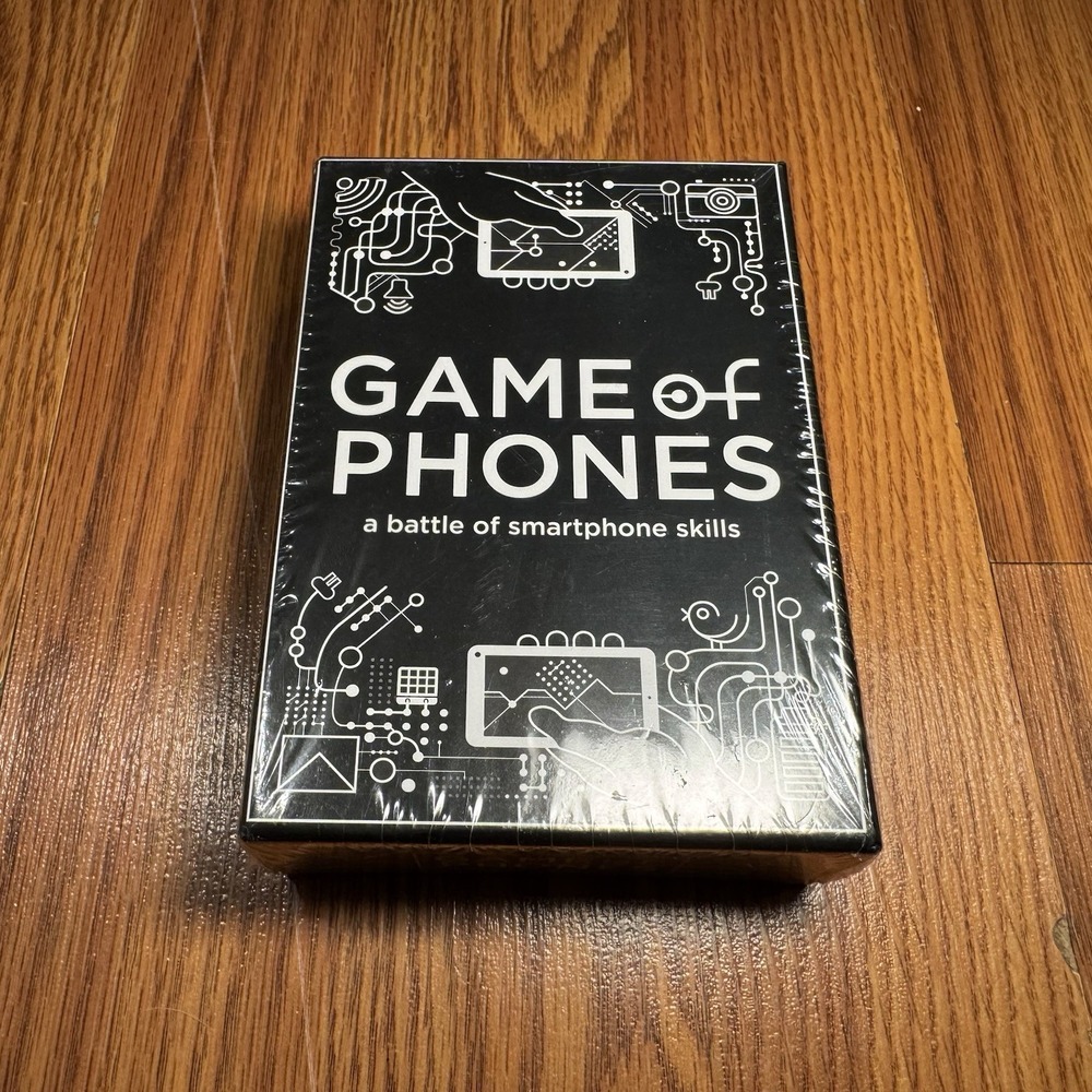 Breaking Games Game of Phones Card Game Unisex OS Black New Sealed Strategy